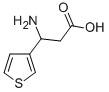 3-氨基-3-(3-噻吩基)丙酸 结构式