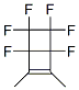 1,4,5,5,6,6-Hexafluoro-2,3-dimethylbicyclo[2.2.0]hex-2-ene 结构式