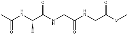 N-[N-(N-Acetyl-L-alanyl)glycyl]glycine methyl ester 结构式