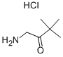 1-氨基-3,3-二甲基-2-丁酮盐酸盐 结构式