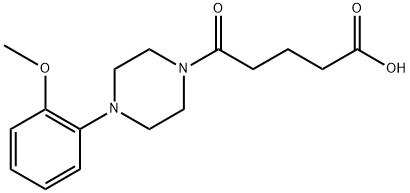 5-(4-(2-甲氧基苯基)哌嗪-1-基)-5-氧代戊酸 结构式