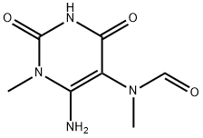 2,4-Pyrimidinedione, 1,2,3,4-tetrahydro-6-amino-5-formylmethylamino-1- methyl- 结构式