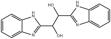 1,2-双(1H-苯并咪唑-2-基)乙烷-1,2-二醇 结构式