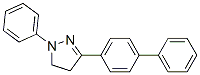 3-(4-Biphenylyl)-1-phenyl-2-pyrazoline 结构式