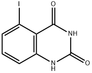 5-碘喹唑啉-(2,4)-二酮 结构式