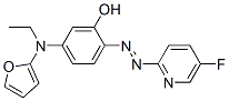 Phenol,  5-(ethyl-2-furanylamino)-2-[(5-fluoro-2-pyridinyl)azo]-  (9CI) 结构式