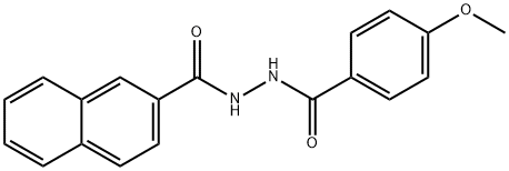 1-(4-甲氧基苄氧基)-2-(1-萘酚)-肼 结构式