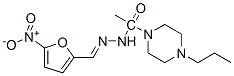 5-Nitro-2-furaldehyde (4-propyl-1-piperazinylacetyl)hydrazone 结构式