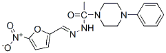 5-Nitro-2-furaldehyde (4-phenyl-1-piperazinylacetyl)hydrazone 结构式