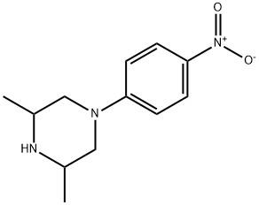 3,5-二甲基-1-(4-硝基苯基)哌嗪 结构式