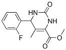 4-Pyrimidinecarboxylicacid,6-(2-fluorophenyl)-1,2,3,6-tetrahydro-5-methyl-2-oxo-,methylester(9CI) 结构式