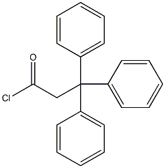 3,3,3-Triphenylpropionyl chloride 结构式