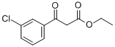 (3-氯苯甲酰)乙酸乙酯 结构式