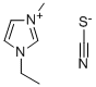 1-乙基-3-甲基咪唑硫氰酸 结构式