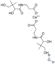 泛酸钙水和物 结构式