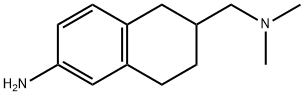 6-氨基-2-(N,N-二甲基氨基)甲基四氢萘 结构式