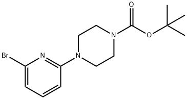 4-BOC-1-(6-溴-2-吡啶基)哌嗪 结构式
