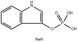3-吲哚酰磷酸酯二钠盐 结构式