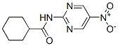 Cyclohexanecarboxamide, N-(5-nitro-2-pyrimidinyl)- (9CI) 结构式