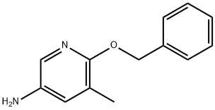 6-(苄氧基)-3-氨基-5-甲基吡啶 结构式