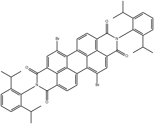 1,7-二溴代苝二酰亚胺 结构式