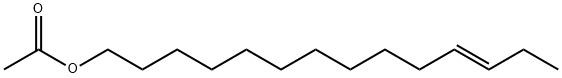 醋酸(E)-11-十四烯酯 结构式