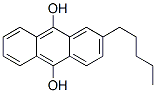 2-Pentyl-9,10-anthracenediol 结构式