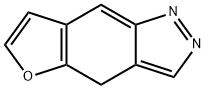 4H-Furo[2,3-f]indazole 结构式