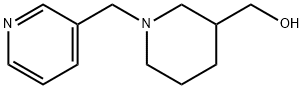 1-(吡啶-3-基甲基)哌啶-3-甲醇 结构式