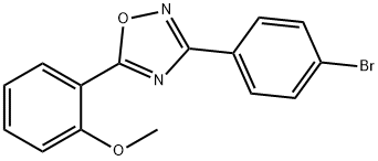 3-(4-BROMOPHENYL)-5-(2-METHOXYPHENYL)-1,2,4-OXADIAZOLE