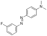 p-[(m-Fluorophenyl)azo]-N,N-dimethylaniline 结构式