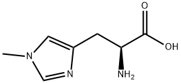 1-甲基-L-组氨酸 结构式
