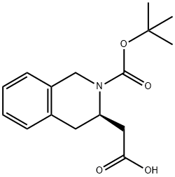 BOC-D-2-四氢异喹啉-乙酸 结构式