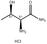 H-THR-NH2·HCL 结构式