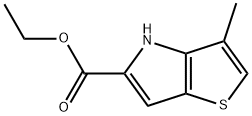 ETHYL 3-METHYL-4H-THIENO[3,2-B]PYRROLE-5-CARBOXYLATE 结构式