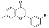 2-(3-BROMOPHENYL)-7-METHYL-4H-CHROMEN-4-ONE 结构式