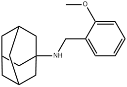 ADAMANTAN-1-YL-(2-METHOXY-BENZYL)-AMINE 结构式