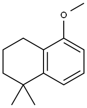 5-甲氧基-1,1-二甲基-1,2,3,4-四氢萘 结构式