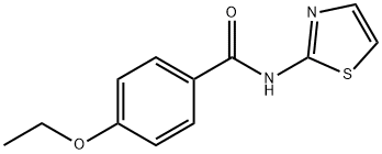 4-ethoxy-N-(1,3-thiazol-2-yl)benzamide 结构式