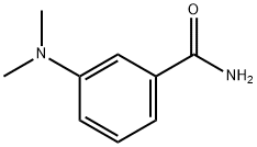3-(二甲基氨基)苯甲酰胺 结构式