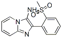 3-Amino-2-[o-(methylsulfonyl)phenyl]imidazo[1,2-a]pyridine 结构式