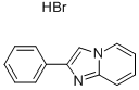 2-Phenylimidazo(1,2-a)pyridinehydrobromide 结构式