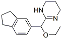 3,4,5,6-Tetrahydro-2-[ethoxy(5-indanyl)methyl]pyrimidine 结构式