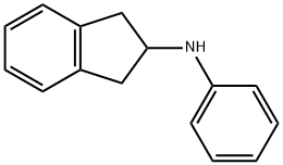 N-2-(2,3-二氢化茚基)苯胺、N-苯基-2-(2,3-二氢茚)胺 结构式