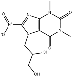 7-(2,3-DIHYDROXYPROPYL)-1,3-DIMETHYL-8-NITRO-3,7-DIHYDRO-1H-PURINE-2,6-DIONE