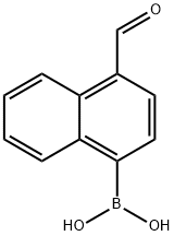 4-甲酰基萘-1-硼酸 结构式