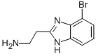 2-(4-BROMO-1H-BENZIMIDAZOL-2-YL)ETHANAMINE 结构式