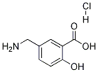 5-(氨基甲基)-2-羟基苯甲酸盐酸盐 结构式