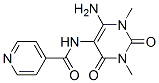 4-Pyridinecarboxamide,  N-(6-amino-1,2,3,4-tetrahydro-1,3-dimethyl-2,4-dioxo-5-pyrimidinyl)- 结构式