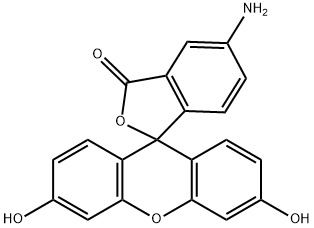 5-氨基荧光素 结构式